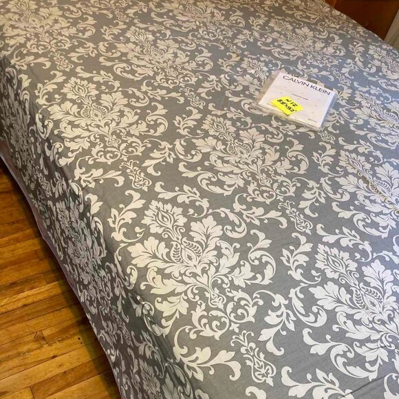MIX : Calvin Klein Standard Sham and Queen Duvet 88'x91' N-17 - Picture 1 of 10
